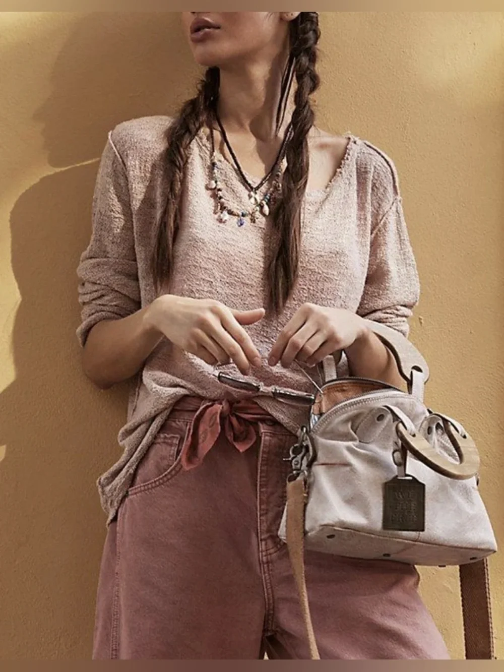 Free People tee shirt sandy top - Picture 2 of 7
